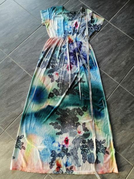 Pestré jemné maxišaty colloseum, vs-m, s