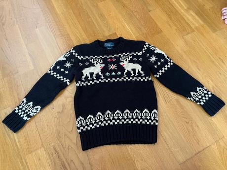 Detsky vianocny pulover polo ralph lauren, 122