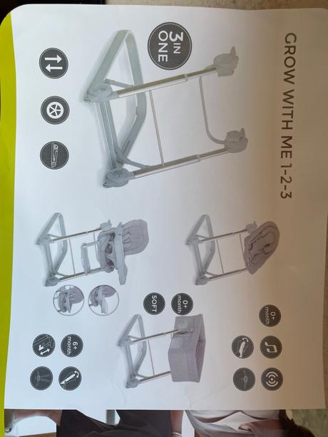 Icoo grow with me 1 2 3 - set kolíska, ležadlo a s, 