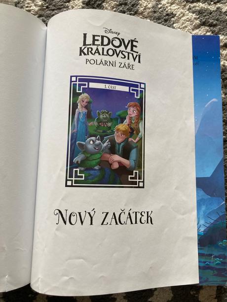 Ľadové kráľovstvo - polárna žiara zlatá kniha, 