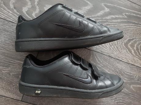 Čierne kožené botasky, nike,38