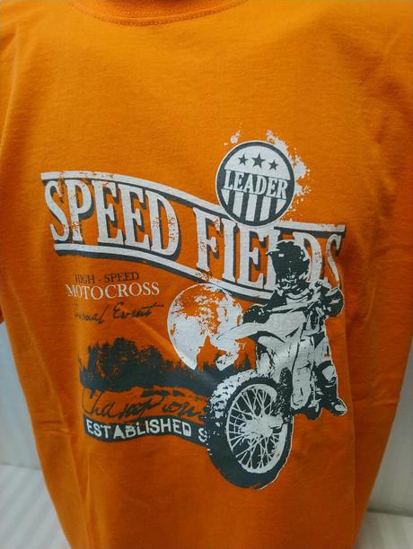 Pánske oranžové tričko speed fields, fruit, l, l