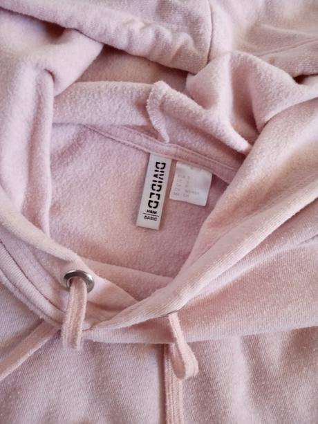 Mikina crop top, h&m,s