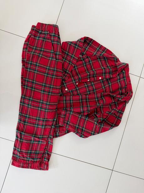 Vianočné pyžamo, h&m,140