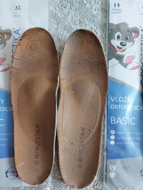 Ortopedické vložky 2 páry, protetika,32