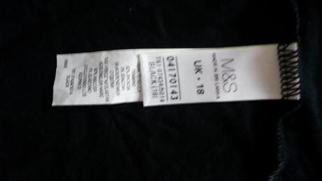 Top/tielko m&s - elegantny satenovy lem na vystrih, marks & spencer,xl