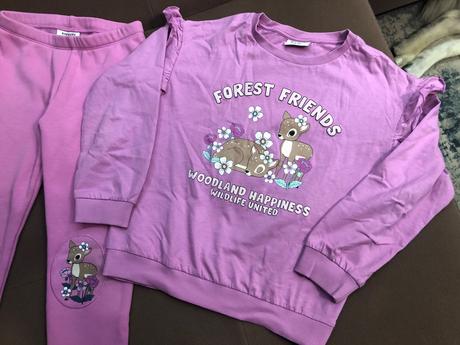 Komlet so srnkou 122/128+ ponožky, kappahl,122