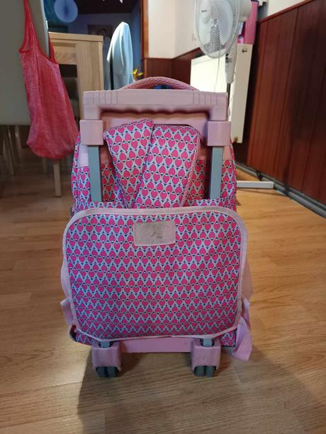 Top model školská taška na kolieskach, 