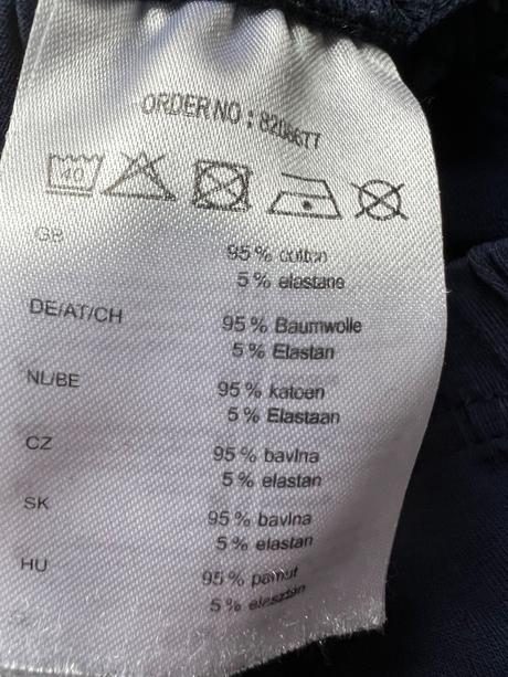 Tmavomodré dlhé bavlnené legíny, dopodopo,122