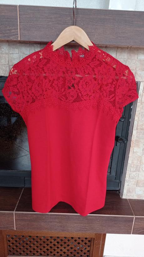 Tricko s cipkou, orsay,m