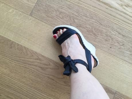 Klinove kozene sandale, 36