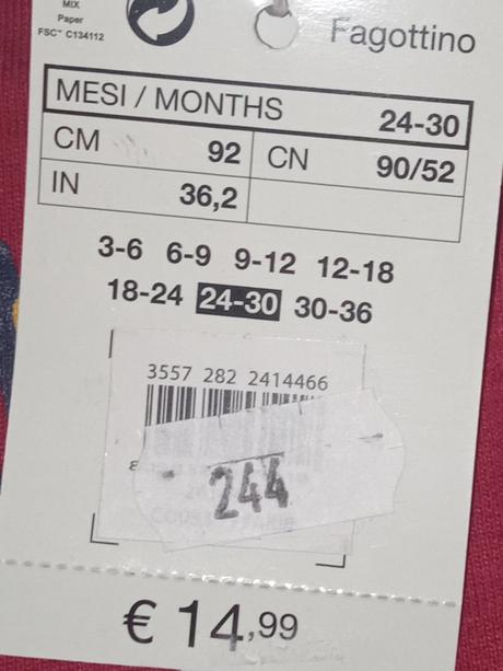 Chlapčenská mikina s potlačou (24-30 mes.), fagottino,92