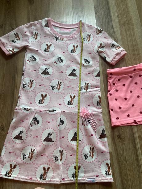 Krtkove rastuce saty, c.92/104 + zadarmo kratasy, 92