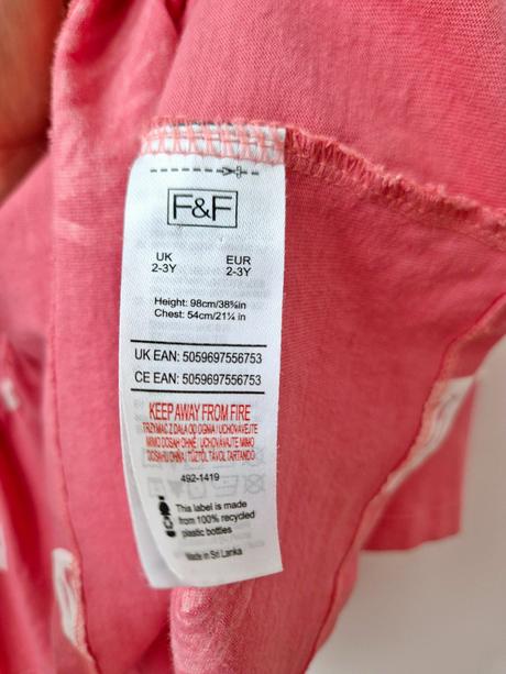 Set dievčenských šiat veľ.98, f&f,98