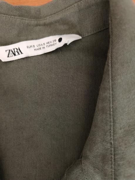 Ľan košeľa, zara,s