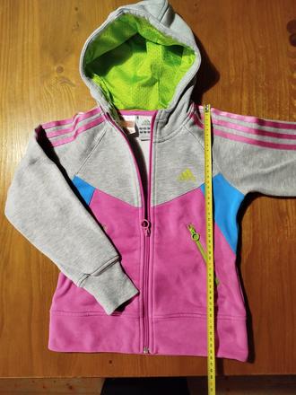 Farebná mikina, adidas,128