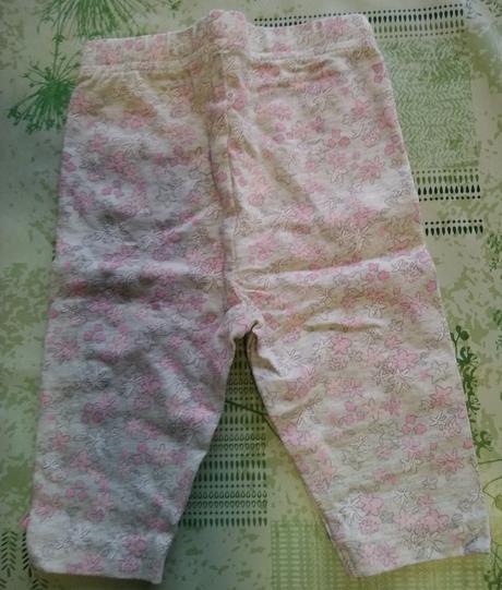 Dievčenské legínky s kvetinovým vzorom, george, george,62