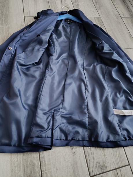 Tmavomodrý plašť - s - gate, gate,s