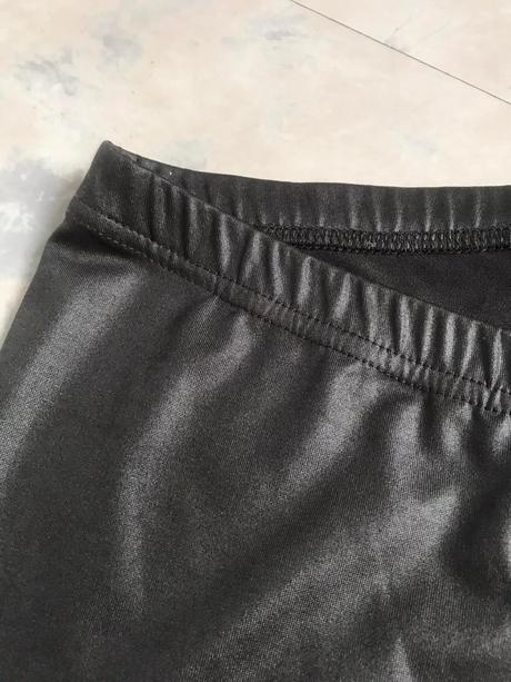 Legíny- jemne kovový vzhľad, papaya,42