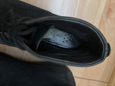 Semišové prechodné zachovalé topánky, ecco,37