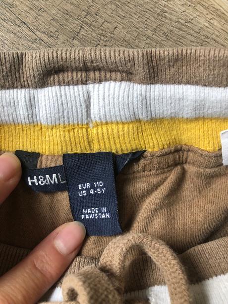 Zateplené nohavice, h&m,110