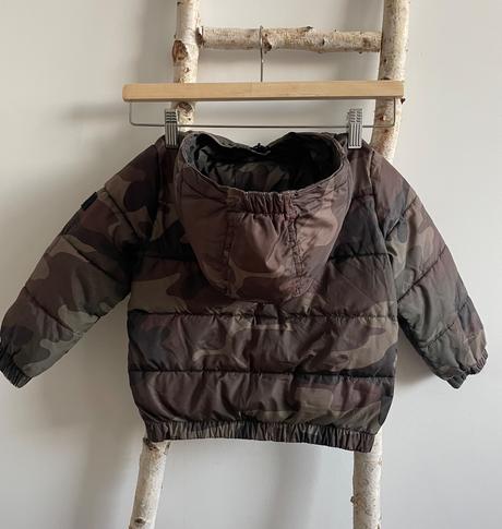 Maskáčová zimná bunda united colors of benetton, benetton,92