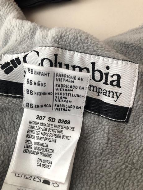 Lyžiarsky komplet, columbia,86