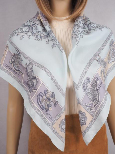 Luxusná hodvábna šatka, l