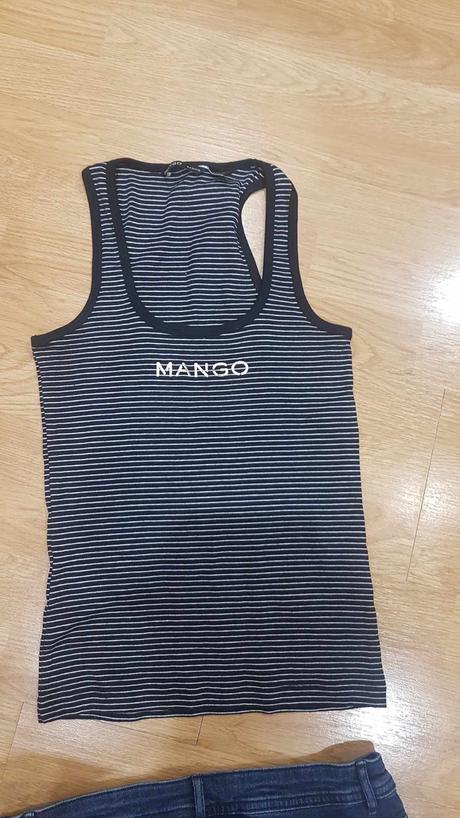 Tielkové tričko v. s, mango,s