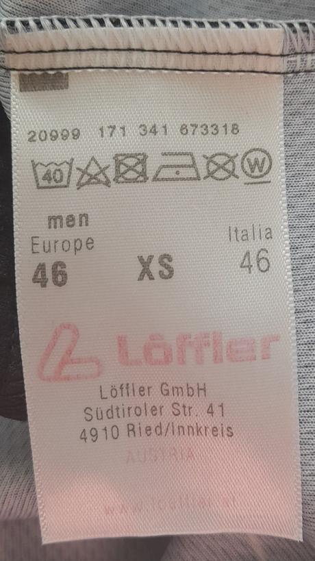 Cyklistický dres, löffler,xs