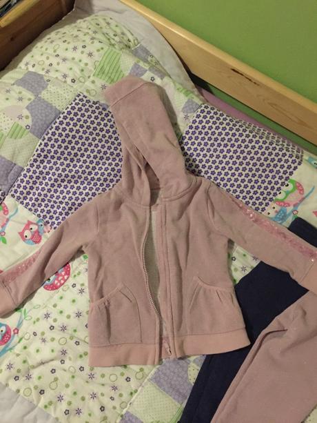 Teplakova súprava mikina +2 ks teplaciky hrubšie, f&f,92