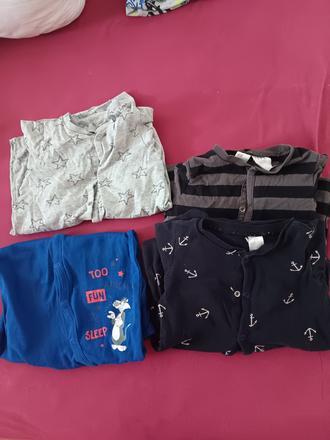 2x overla na spanie /pyzamko, h&m,92