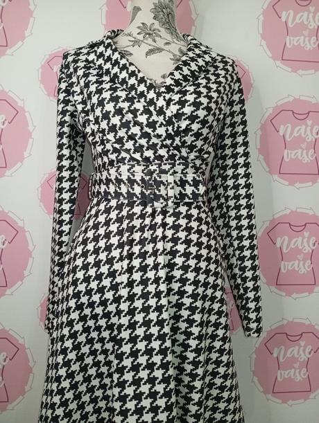 Šaty s vreckami aj s opaskom 34/36, 36