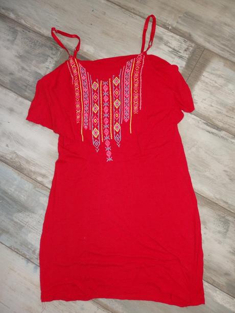 Letné šaty na ramienka s volánom veľ. m, 164