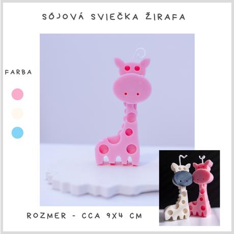 Sójová sviečka žirafa, 