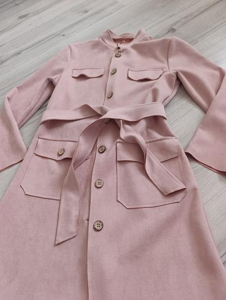 Semišový kabátik, m