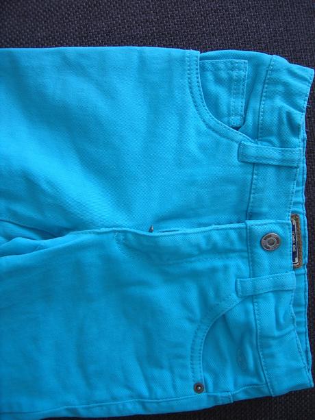 Krásne tyrkysové nohavice, tom tailor,104