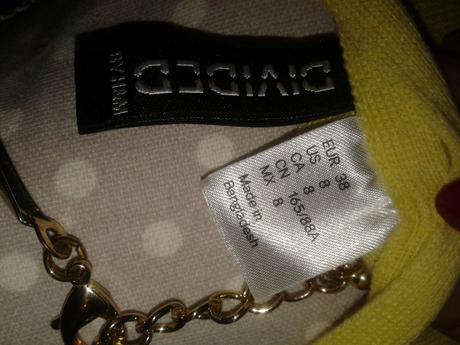 Žltý svetrík h&m veľ. s, h&m,s