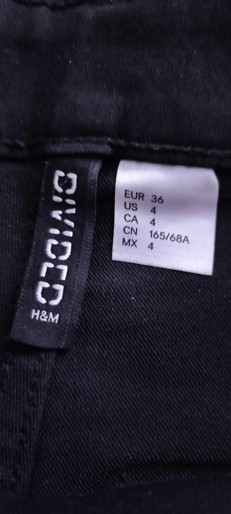 Čierne kraťasy, h&m,s