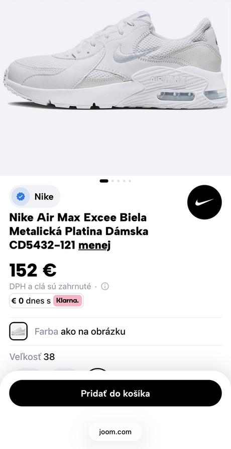 Dámske tenisky nike air max excee - veľkosť 38,5, nike,38