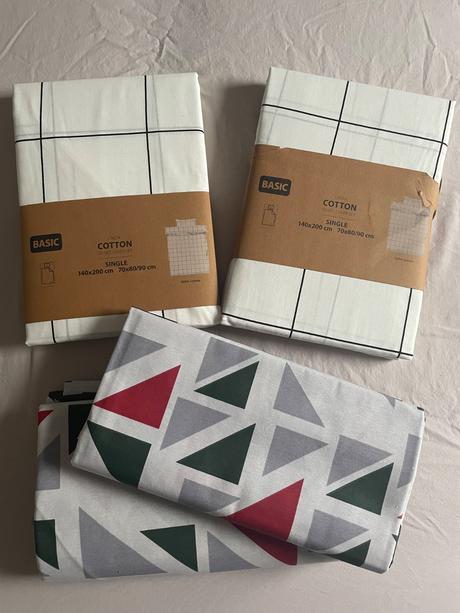 2x súprava posteľnej bielizne, 