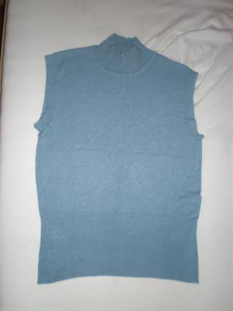 Modré rolákové tielko, s