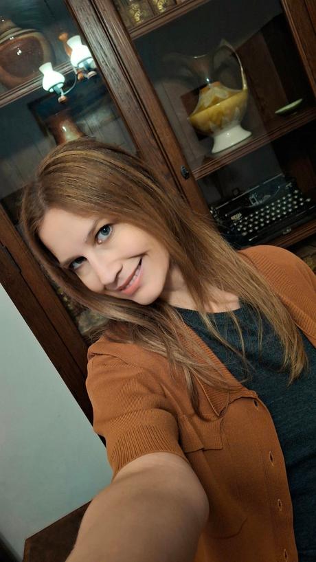 Hrdzavý kardigan gestuz xs - s, s