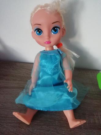 Elsa frozen babika s korunkou cca 30-40cm, 