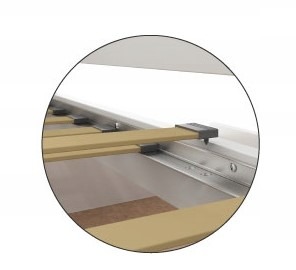 Detská posteľ domček, 160 x 80 cm - biela/modra, šírka (cm): 80,dĺžka (cm): 160