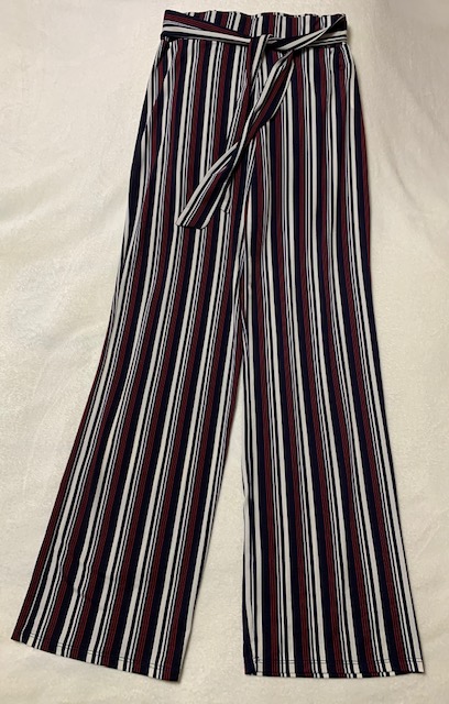 Tenké široké elastické nohavice s pásmi chantall, chantall,m