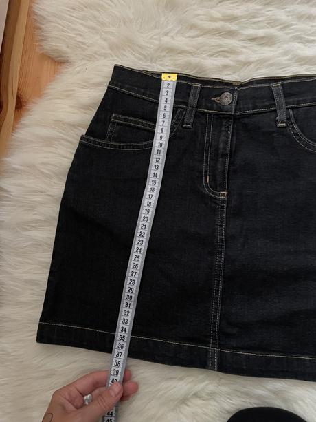 Rifľová mini sukňa, 34