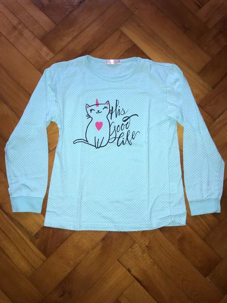 Dievčenské pyžamo s mačičkami, 146