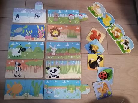 Montesori hračky zvieratkové pre najmenších, 