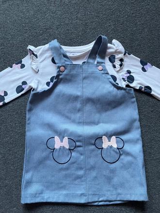 Set tričko a sukňa na traky minnie, sinsay,92